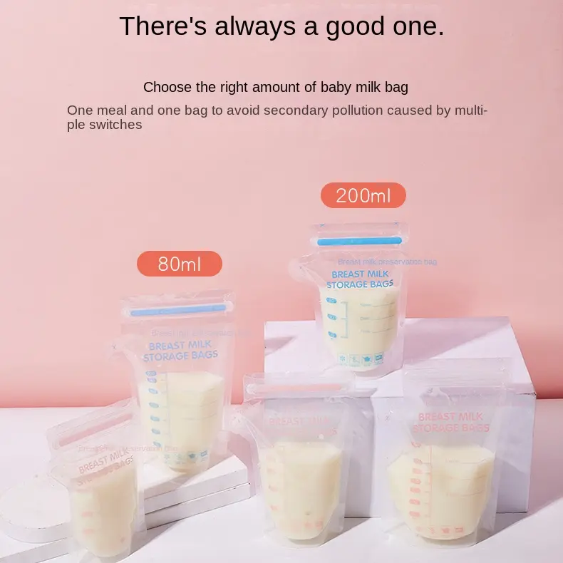 Breastmilk Breastmilk Storage Bags Small Capacity 100ml Freshness Protection Package 200ml