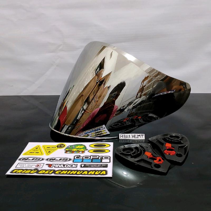 Kaca Visor Njs Kronoz Pnp Free stiker 6