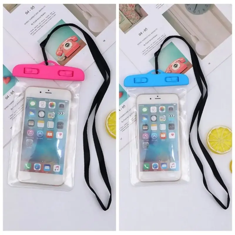 Touchable Mobile Phone Waterproof Bag for Drifting Swimming Photography Dustproof Sealing Diving Protective Cover