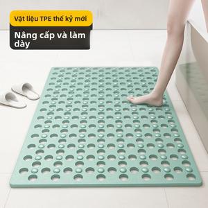 Thảm Chống Trượt, Hình Vuông, Thích Hợp Cho Phòng Tắm, Chống Sốc Vòi Hoa Sen, Thân Thiện Với Môi Trường, Thích Hợp Cho Phòng Tắm Gia Đình, Có Cốc Hút, Thảm Trải Sàn, Thảm Chân Mát Xa, Hình Vuông