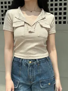 [Lyad] Lauren Top / Polo Top / Kaos Berkerah / Lengan Pendek