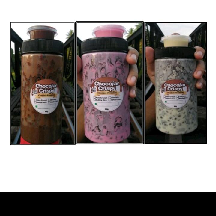 Chocojar Hot Crunch with Free Extra Chocolate 600ml 100% Chocolate ...