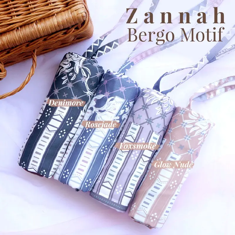 Hijab Instant Zannah Bergo Motif 2