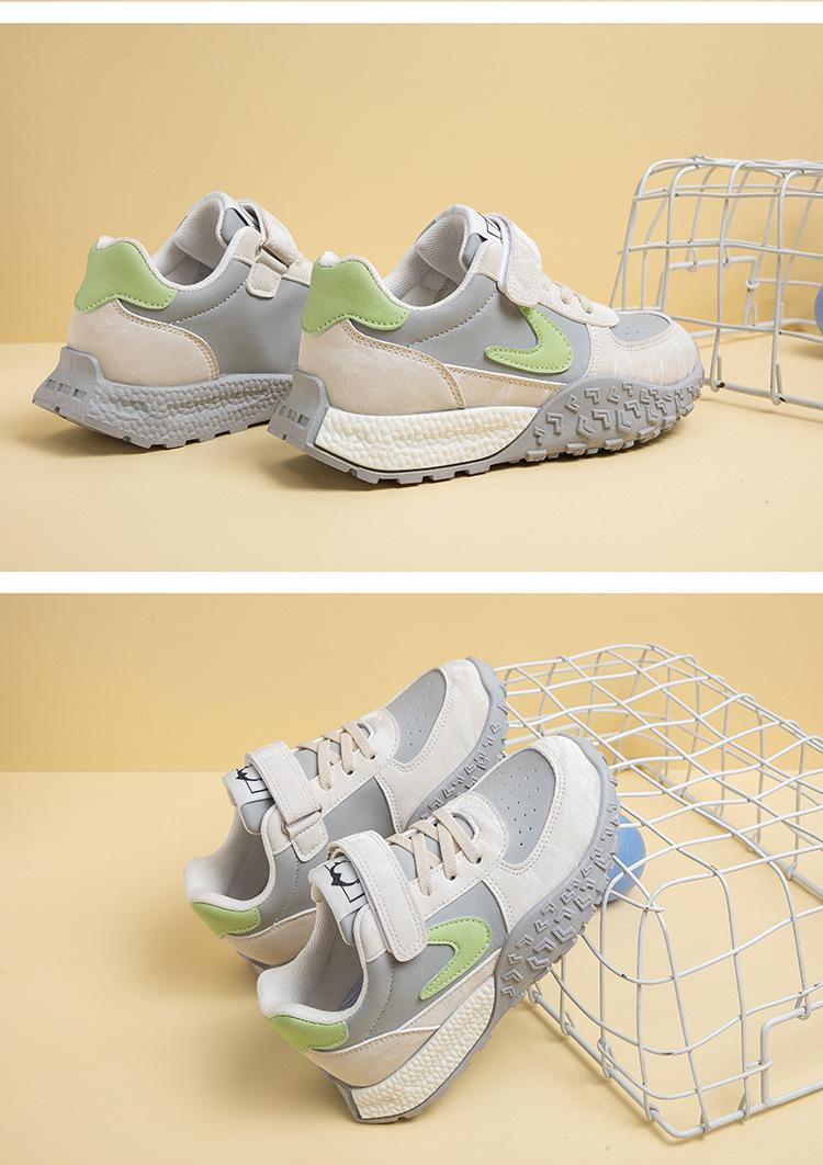 Product Introduction of Autumn New Children Sneaker Girls' Sneakers Spring and Autumn Children Outdoor All-Matching Leisure Boys and Girls Shoes One Piece shoes  for kids shoes  with led lights kids  sneakers sapatos  pang  bata 12