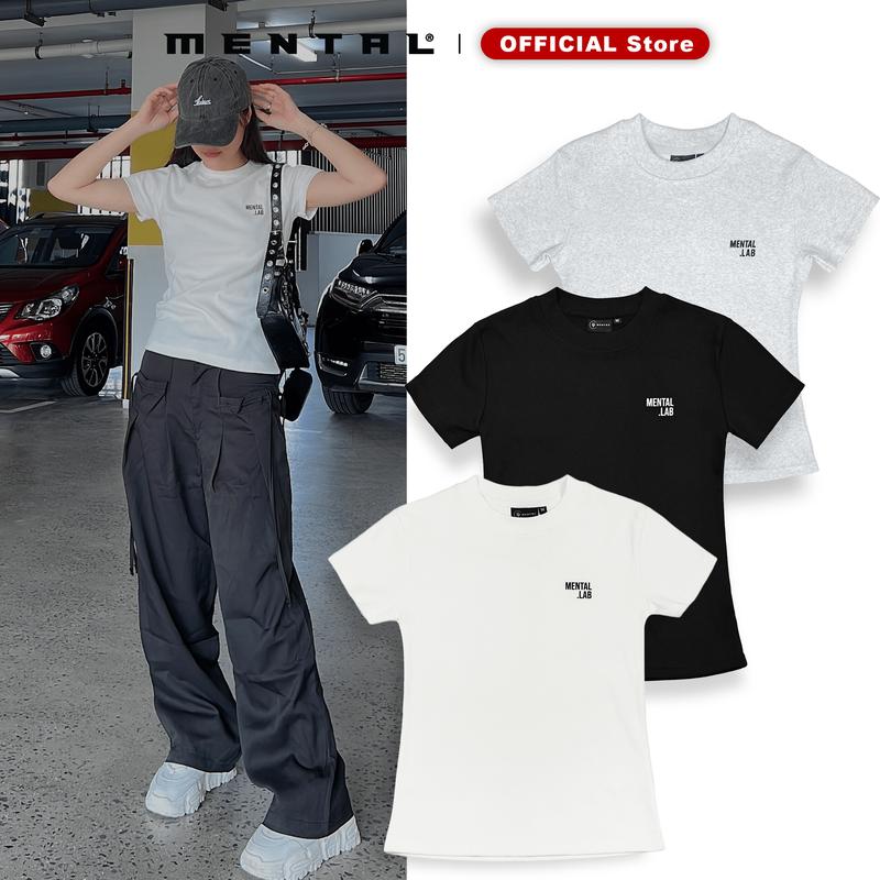 Áo thun Baby Tee nữ Thời Trang In Decal MOTIF MENTAL Top Women 0