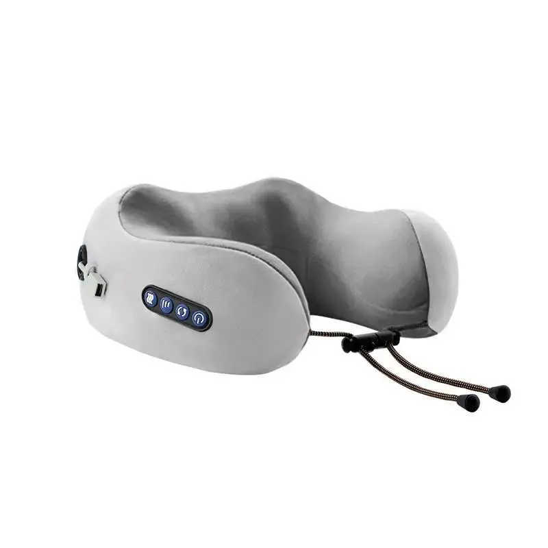 WTOTECH Bantal Leher Pijat U-Shaped Pillow 3 Massage Mode 2000mAh - UMP-021