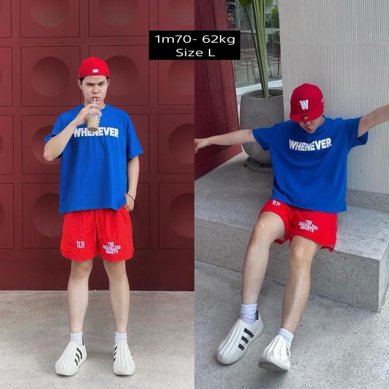[HẾT HÀNG] Shameless Club | Quần Short Dù Nhăn Lót Lưới Họa Tiết Thêu Nổi Form Trên Đầu Gối QS.001 Unisex 4