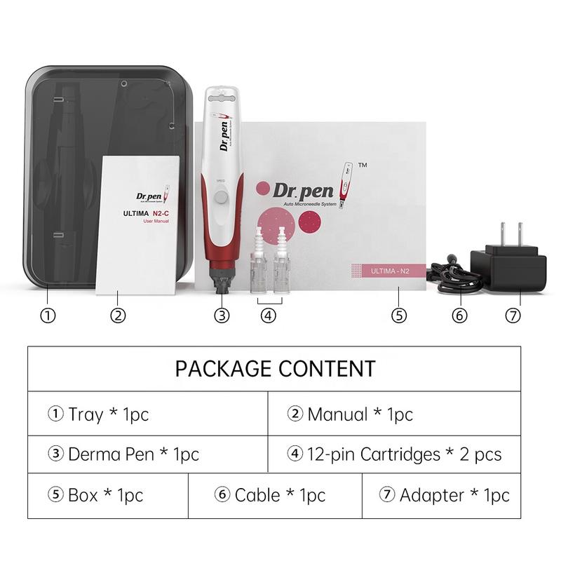 Product Introduction of Derma pen machine Dr.pen N2  micro needle supplier with good quality competitive price for home and salon use 16