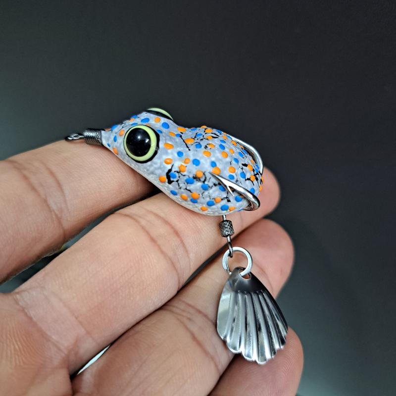 Mồi Câu Lure Cá Lóc Thằn Lằn TNV Dài 3.5cm Nổi 6.5gr Chìm 9gr Lưỡi Độ Không Rỉ Body Caosu Mềm Chống Vướng Tốt Đi Câu Fishing Bắt Cá Câu Cá