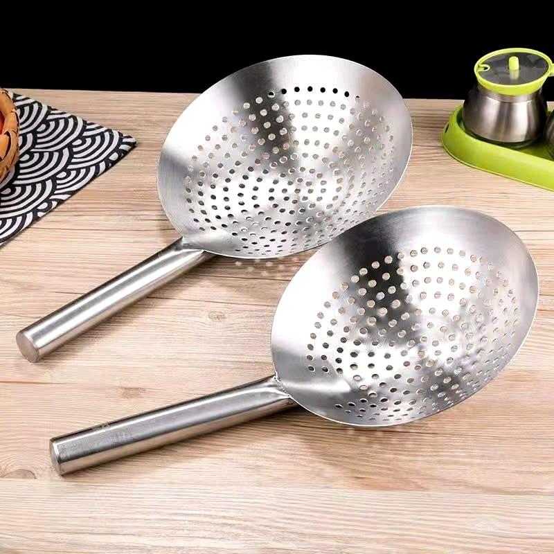 Vợt Vớt Xương, Vợt Chao Xương Inox 304 Dày Dặn Nguyên Khối Chuyên dùng cho nhà bếp, nhà hàng khách sạn 0