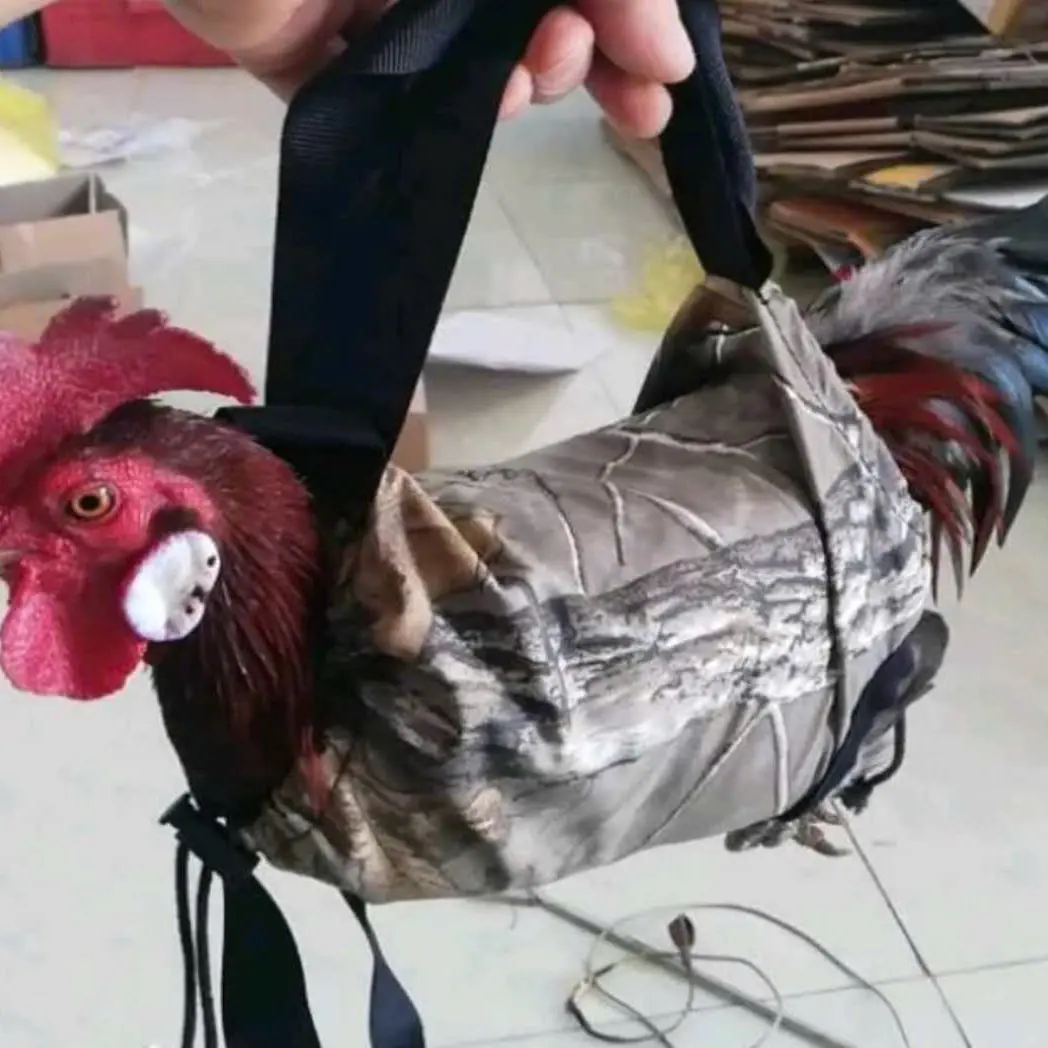 túi đựng gà, áo gà có dây rút 2 đầu, có quay xách