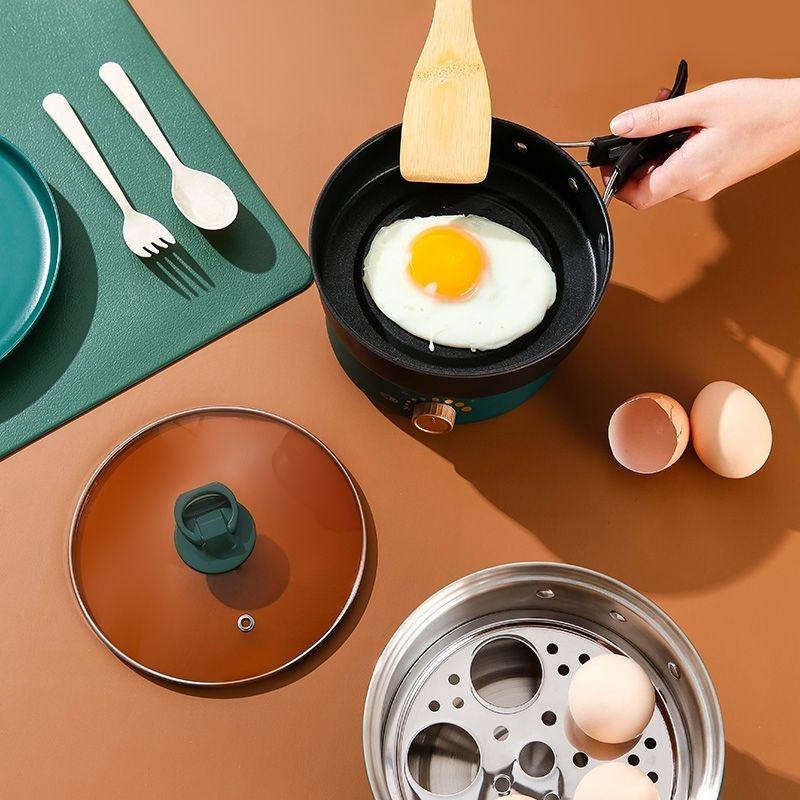 Nồi Điện Cầm Tay Nồi Gấp Được, Nồi Lẩu Một Người, Nồi Đa Năng Chia Đôi, Thích Hợp Cho Du Lịch, Nấu Ăn Cho Hai Người, Có Thể Thu Gọn, Cho Thuê Nồi Lẩu Điện 2