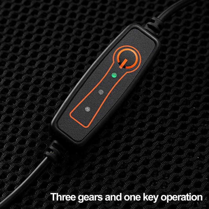 Product Introduction of Cooling Car Seat Cushion 12V Breathable USB Car Seat Cooler Non-Slip Comfort Car Front Drivers Or Passenger Seats Cooling 13