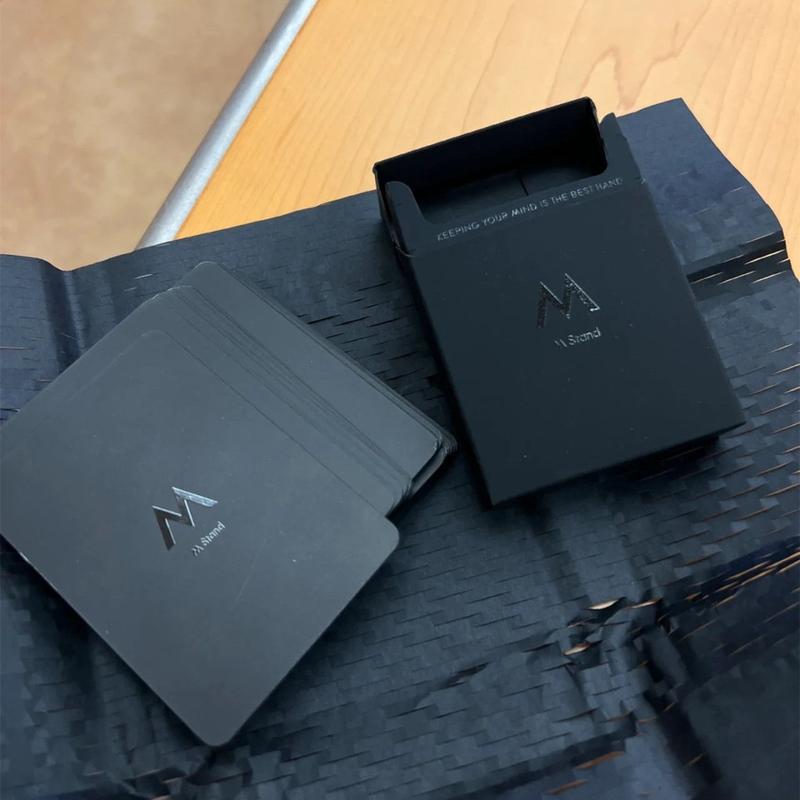 Product Introduction of Advanced Black/Advanced Laser Poker PVC Plastic Waterproof Thickened Paper Advanced Card Learning Experiment Tool Collection Commemorative Card 2