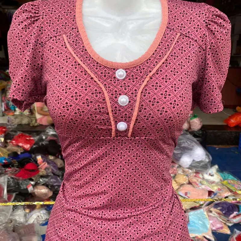 Đồ bô nữ  dễ thương ao cổ tròn quần ống ôm. Women Áo Ong Top Nhung 4