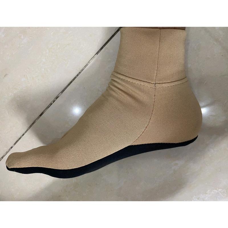 5 đôi vớ hài vải xỏ ngón cao 5 cm,9 cm, 15 cm, 20 cm thun co giãn, lót đế vải nỉ giúp êm chân