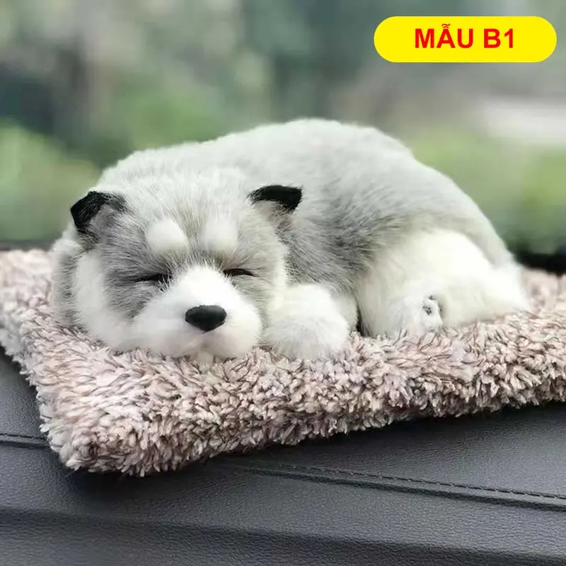 Thú bông than hoạt tính trang trí - Khử mùi xe hơi hiệu quả, Chó mèo, Gấu trúc 1