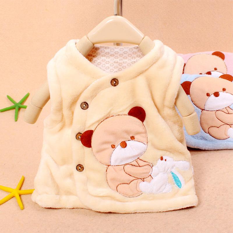  Áo ghi lê bông cho bé vải dày ấm  áo khoác ghile cho bé trai bé gái từ 5-13kg hàng Quảng Châu cao cấp phù hợp mặc mùa đông _ A19 