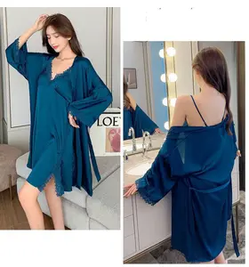 Bossexy-kimono sutera premium 2 pcs #8026/seserahan/kimono set