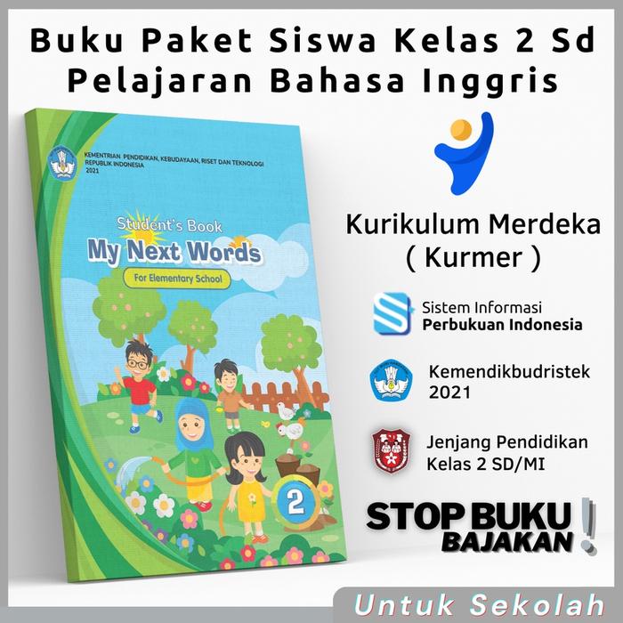 Jual Buku Paket Pelajaran Siswa SD Kelas 2 II Bahasa inggris Student's ...
