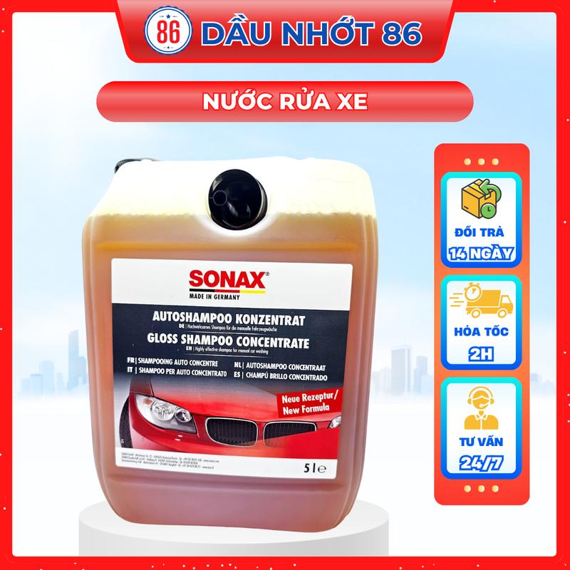 Nước Rửa Xe Sonax Gloss Shampoo 5L – 314500 