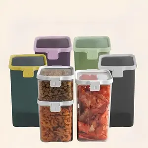 Toko Central Toples Snack Airproof Premium American Transparant - 1000 ML, Transparant