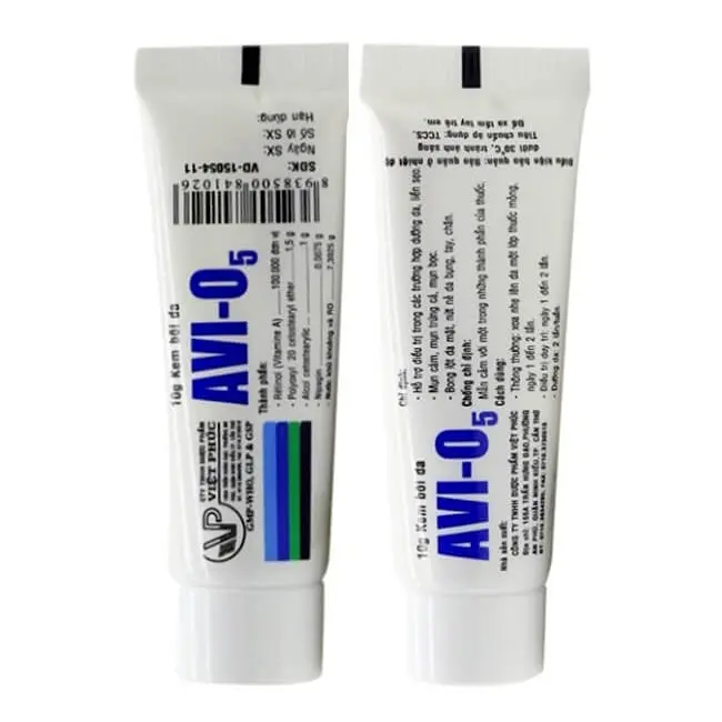 AVI-O5 - AVIO5 - VITAMIN A 100.000IU - KEM DƯỠNG VITAMIN A HỖ TRỢ LIỀN SẸO, DƯỠNG DA