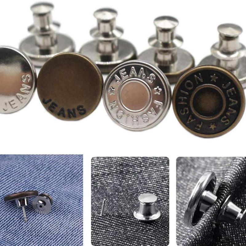 Product Introduction of Adjustable Removable Jeans Button Nail Free Metal Button Button Accessories Clothing Clothing P7M8 14