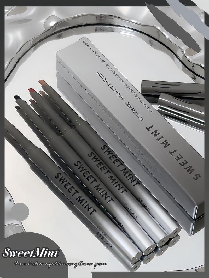 Product Introduction of SWEET MINT Machete Eyeliner Pen Long lasting Waterproof Sweatproof Not easy to smudge Outline down to shadow aegyo sal pen Lipliner Makeup Cosmetic 1