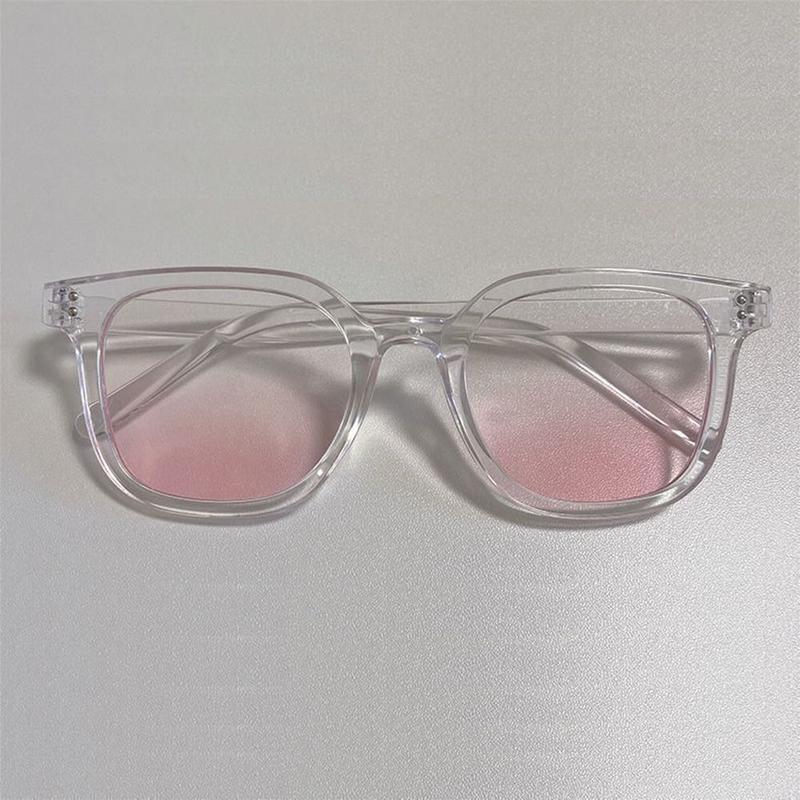 Product Introduction of Fashion Square Gradient Blush Sunglasses No Makeup UV400 Protection Anti-Glare Shades Decorative Eyewear for Driving, Fishing, and Travel 21