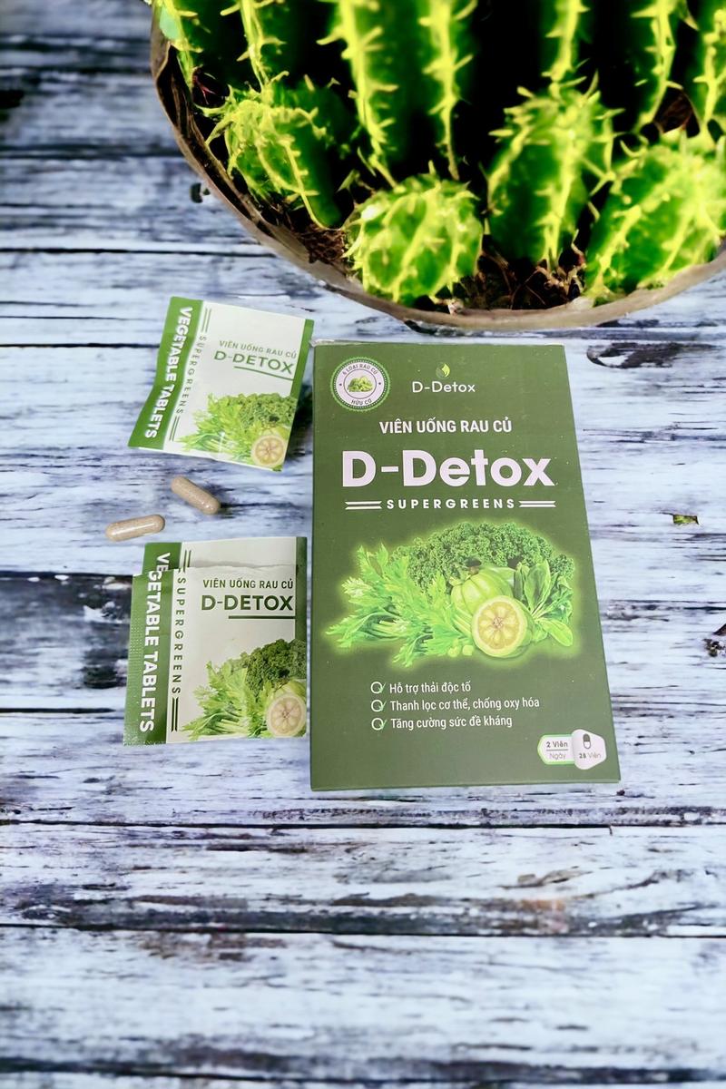 Product Introduction of VIÊN UỐNG RAU CỦ D DETOX 3