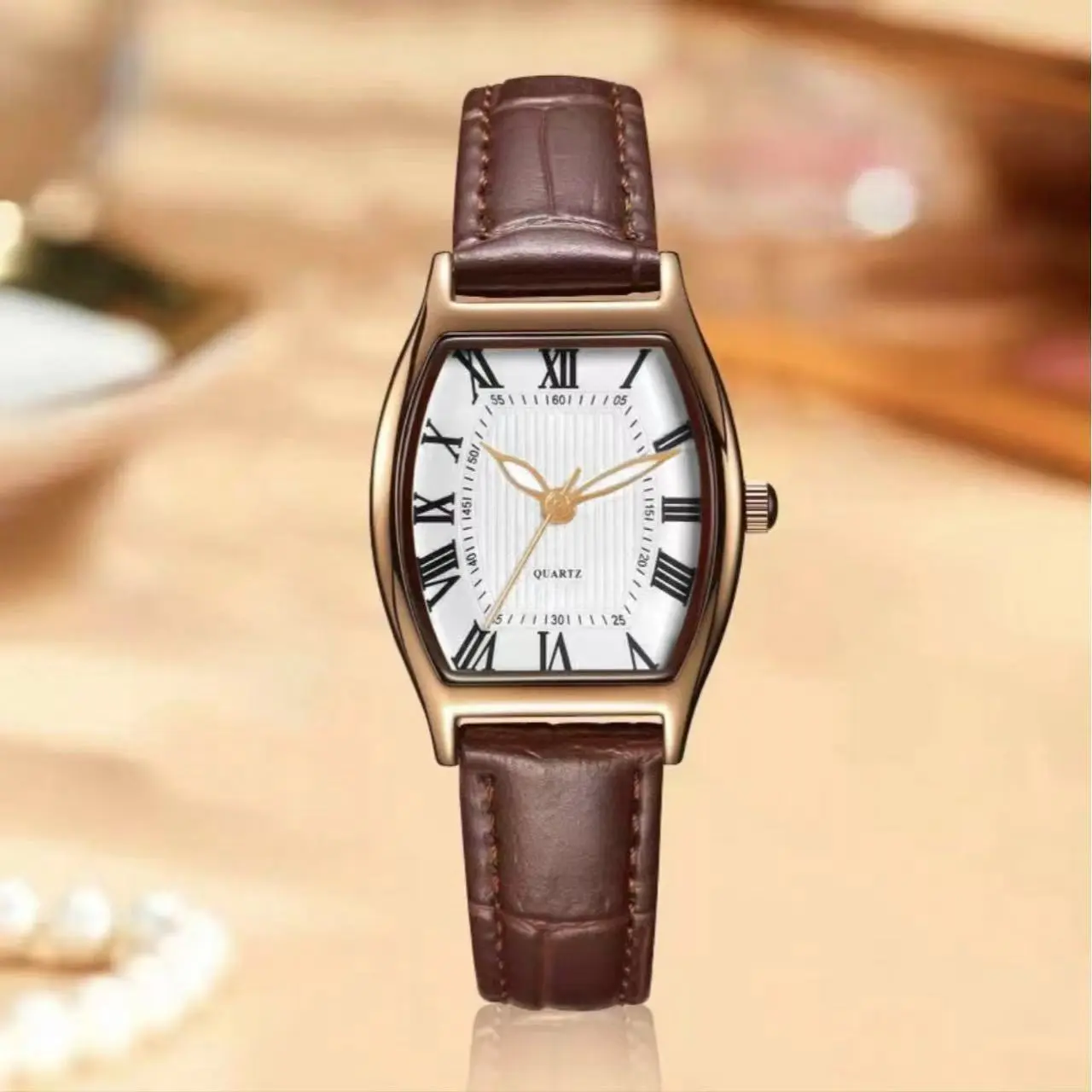 Đồng Hồ Cổ Điển Dành Cho Nữ, Chất Lượng Thụy Sĩ, Phong Cách Thanh Lịch Đơn Giản, Thích Hợp Cho Thời Trang, Giá Cả Phải Chăng, Dễ Phối Đồ, Đồng Hồ Đeo Tay Cao Cấp