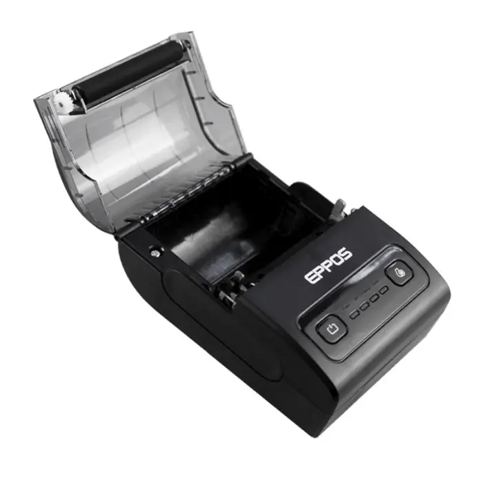 Eppos EP5813 Mini Mobile Printer Thermal Bluetooth 58mm Portable RPP02N EP 5813 Print Struk PPOB Mokapos Qasir Pawoon EP-5813 Baterai Hitam Paper Label 2
