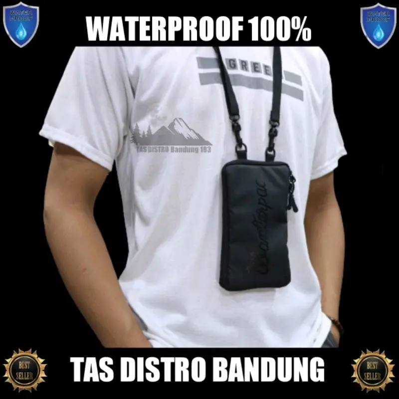 hanging wallet waterproof kartu hp Sako TDB193 tas waterproof anti air Selempang 0