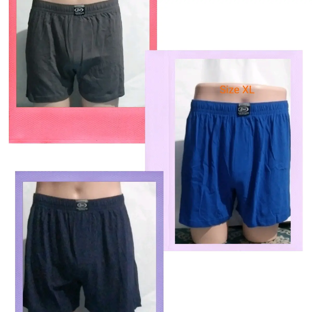 Celana boxer rider premium isi 1pcs size M L XL