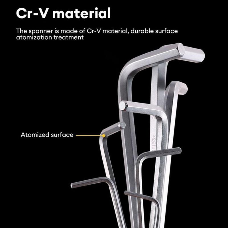 Product Introduction of Hexagon Wrench Set Of Eight Sets Of Five Sets Of Hardened Hexagonal Wrenches Short O7V9 15