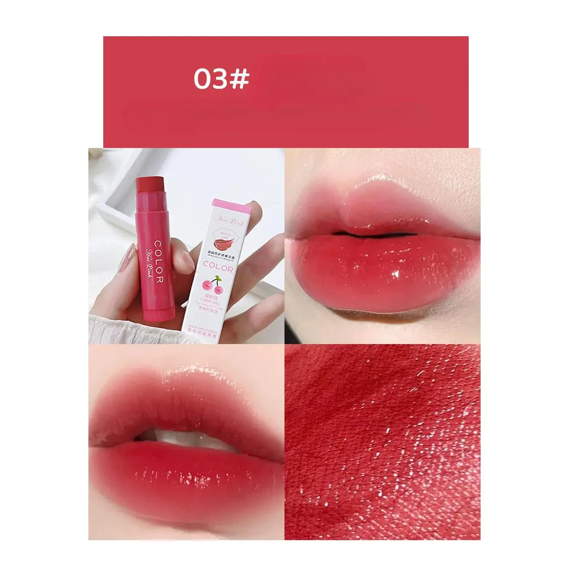 Son Dưỡng Ẩm, Màu, Có Thể Dưỡng Ẩm, Làm Mờ Đường Viền Môi Và Ngăn Ngừa Nứt Khô, Nữ, Cho Bé