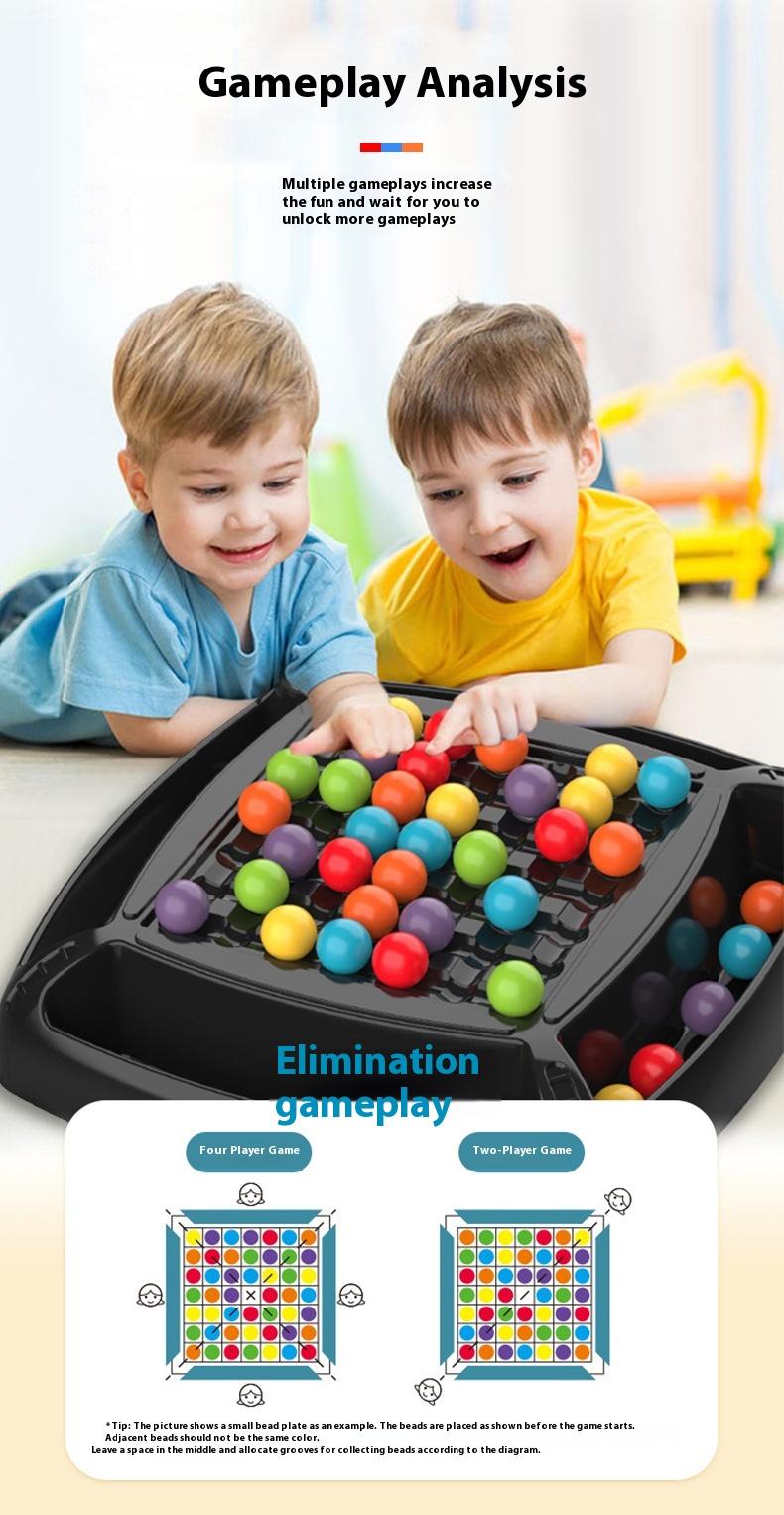 Product Introduction of Fun Colorful Rainbow Elimination Music Parent-Child Interaction Happy Elimination Match-up Rainbow Elimination Music Battle Toys 10