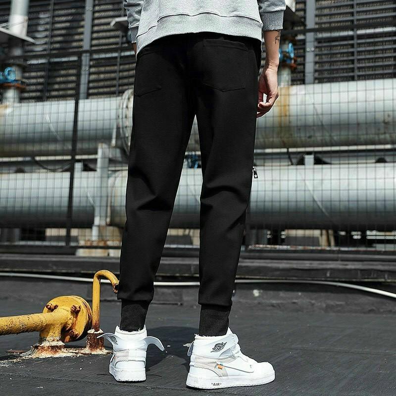Quần Jogger Kaki Nam Dáng Thể Thao Cao Cấp Khóa 2 Gối MÀU ĐEN QUẦN DÀI KAKI KHÓA GỐI ( QJKK065) S0 Sport 3