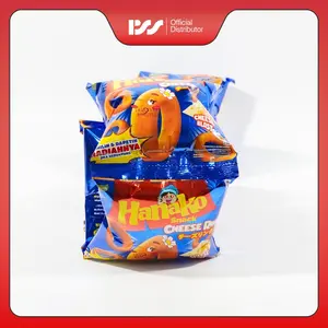 PSS Hanako Ring Cheese Berhadiah (60 pcs x 20 g) | Snack Jagung Bentuk Cincin Rasa Keju | Camilan Gurih Favorit Anak & Keluarga