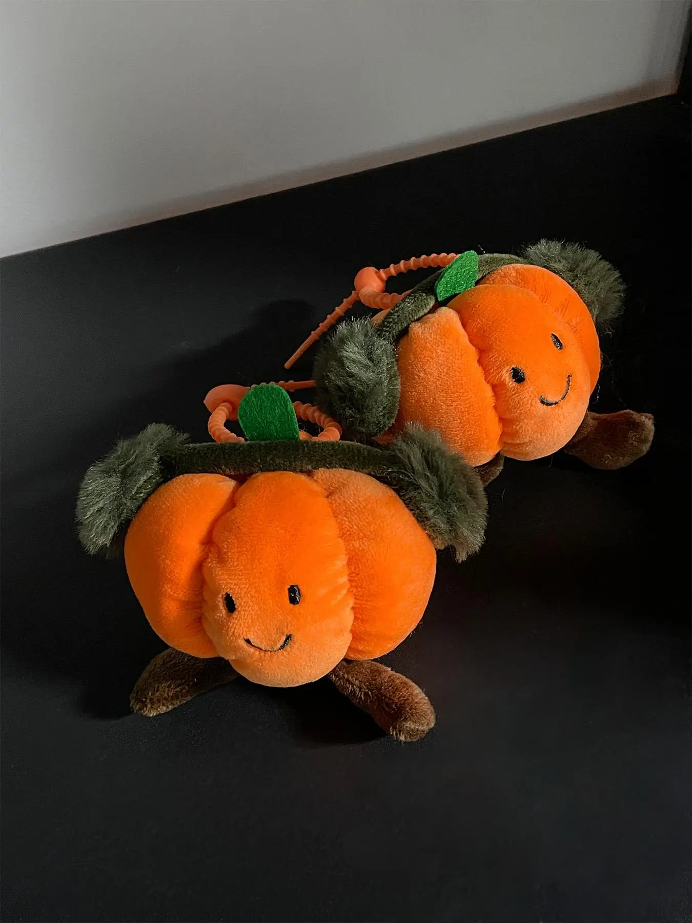 Cute Pumpkin Design Bag Charm, Soft Plush Pumpkin Keychain, Bag Decoration for Women & Men, Bag Charm for Car Key, Bag Decoration for Birthday Gift