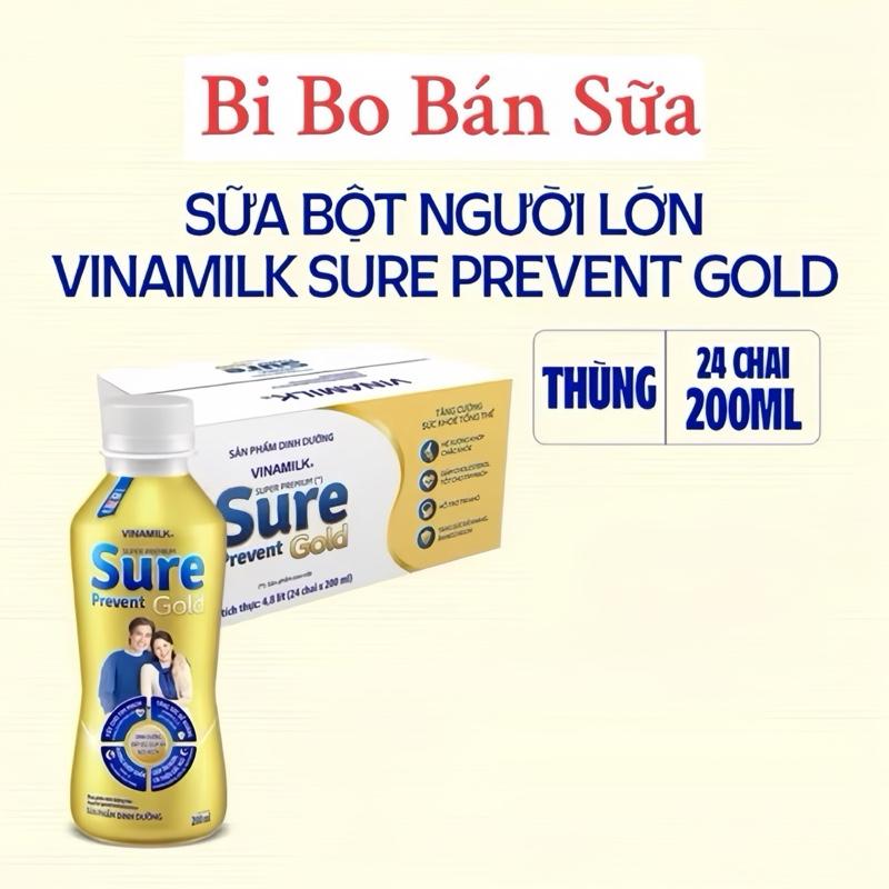 Thùng 24 Chai Sữa Bột Pha Sẵn Sure Prevent Gold - 200ml [Dành Cho Người Lớn Tuổi]
