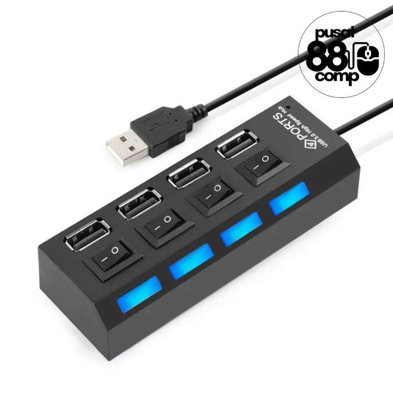 USB HUB 4 PORT SAKLAR 2.0 0