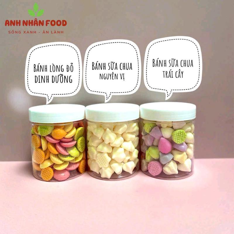 Bánh ăn dặm cho bé từ 6th vị lòng đỏ trái cây 1