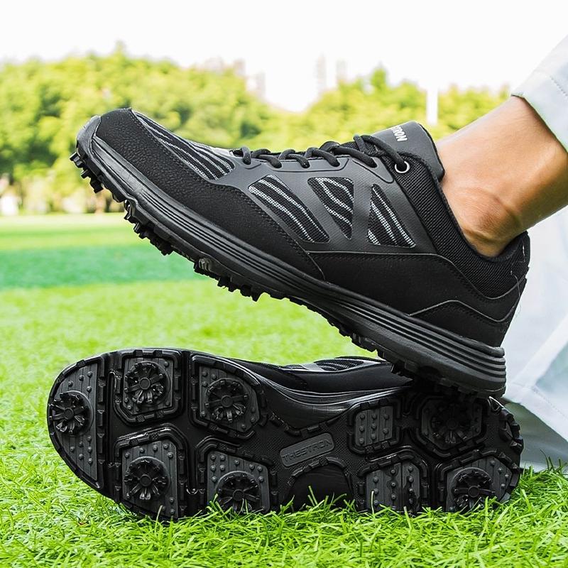 Product Introduction of Foreign Trade Non-Slip Men's Training Shoes Large Size Golf Training Shoes with Spikes Sports Casual Wear-Resistant Shoes Low Top XZ25052 11