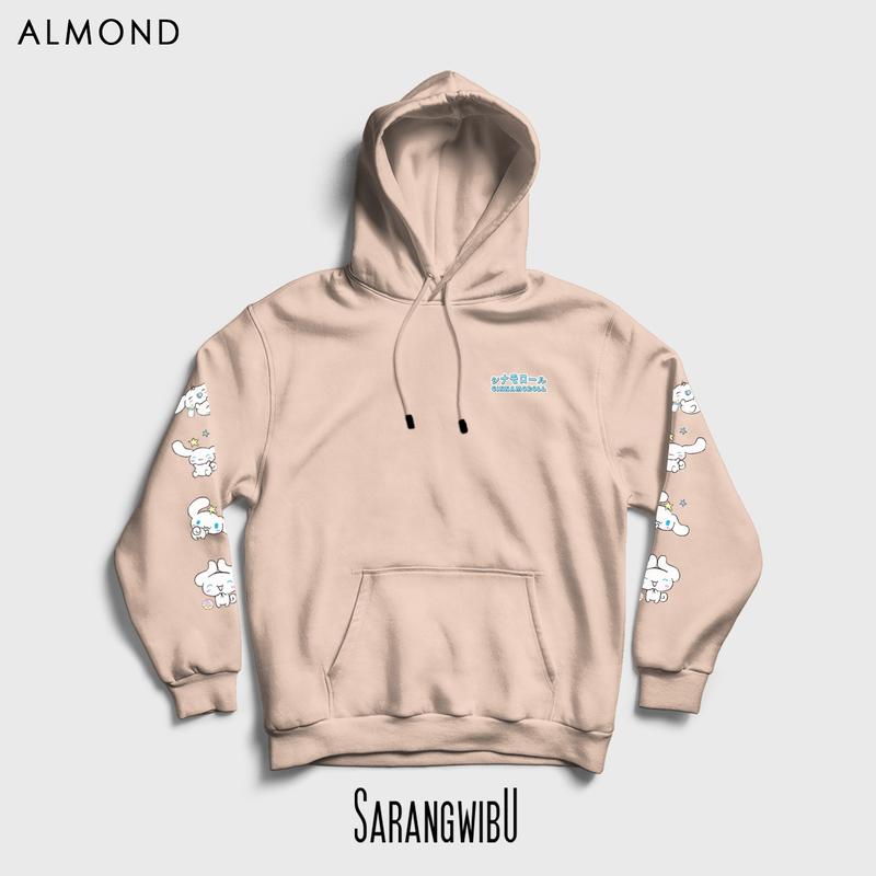 CINNAMONROLL HOODIE JUMPER UNISEX M - XXL ( SABLON ) 1