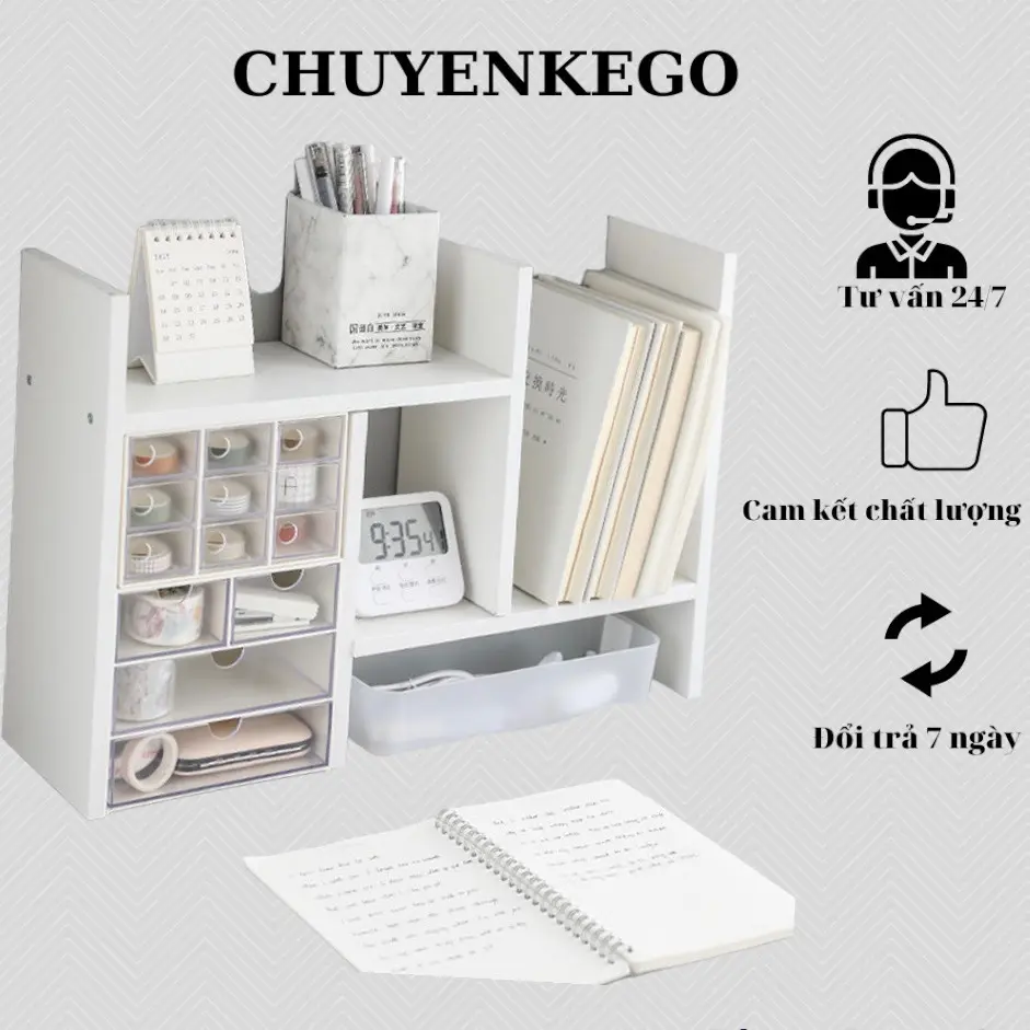 Kệ Sách Đa Năng Để Bàn Lam Việc,Bàn Học Tiện ích