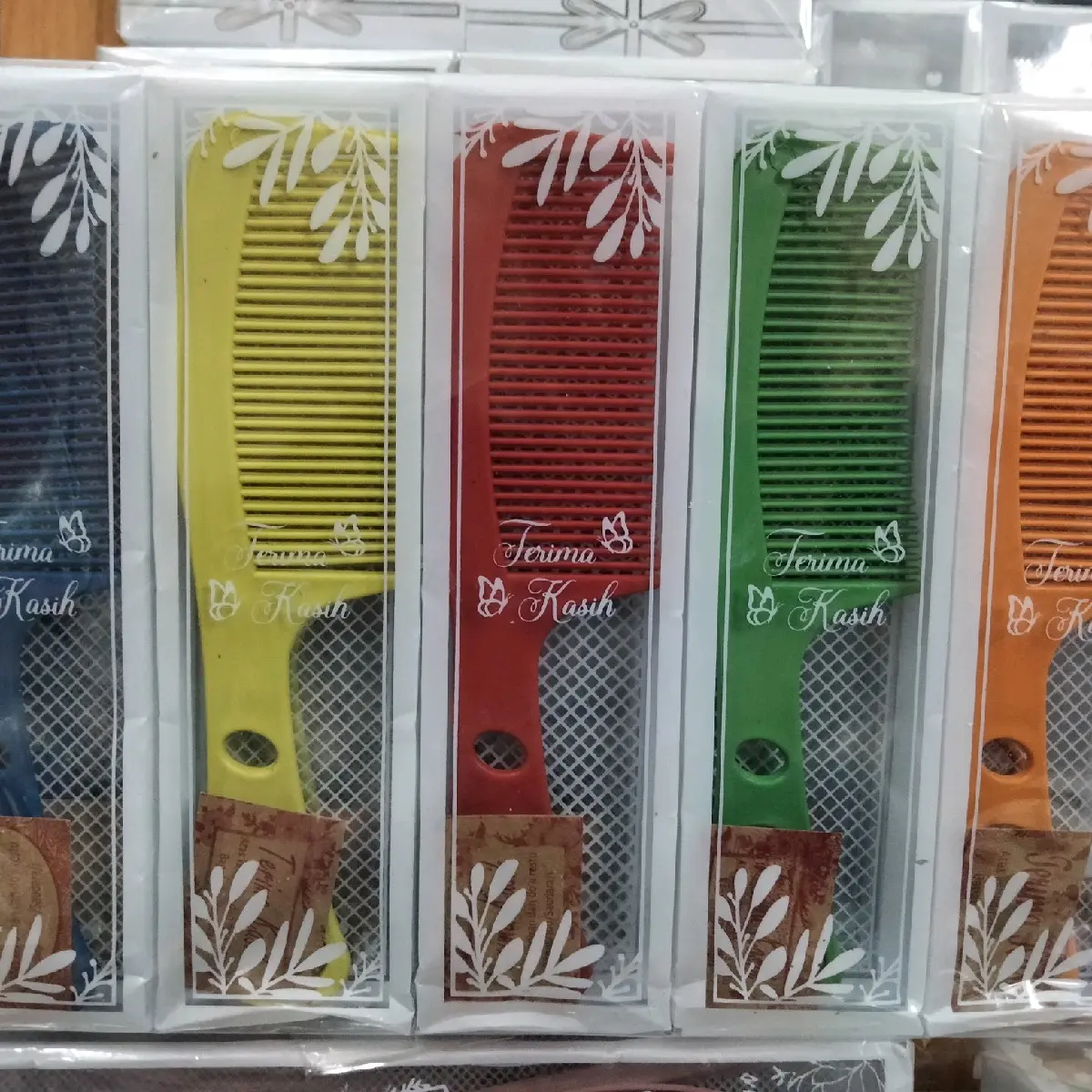 ( isi 50pcs ) sisir mini kemasan mika Pernikahan