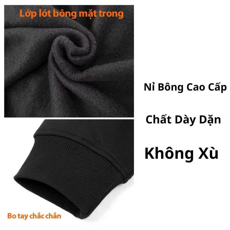 Áo Hoodie Balan Thêu Chữ 2 Mặt Sắc Nét Vải Nỉ Bông Dày Dặn, Áo Nỉ Hoodie Nam Nữ Form Rộng Siêu Hot Mới Nhất 2024 5