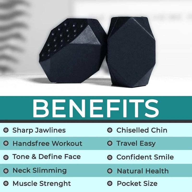 Product Introduction of New 40/50/60Lbs Jaw Exerciser Facial Chew Bite Muscle Portable Redefine Jawline Trainer Anti-stress Facial Trainer Double Chin Jawliner 15